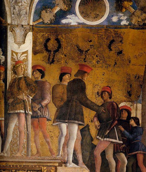 Andrea Mantegna The Court of Gonzaga oil painting image